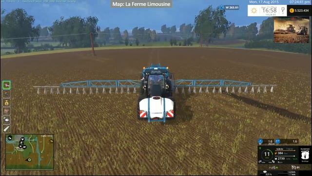 Farming Simulator 2015 Lemken Sirius 8 V 1.0 смотреть онлайн