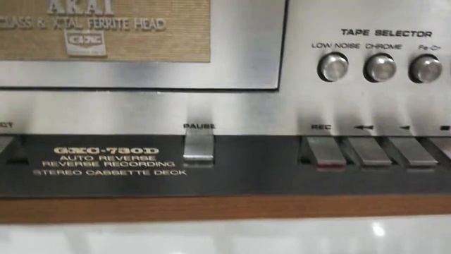 AKAI GXC 730 D,1977 , with auto reverse,(yes in 1977!) смотреть онлайн