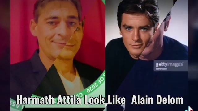 Liz Sarkozy Look Like Marie Laforêt ,Attila Harmath Look Like Alian Delon