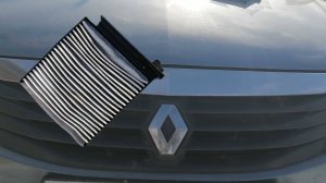 ЗАМЕНА САЛОННОГО ФИЛЬТРА НА РЕНО ЛОГАН.