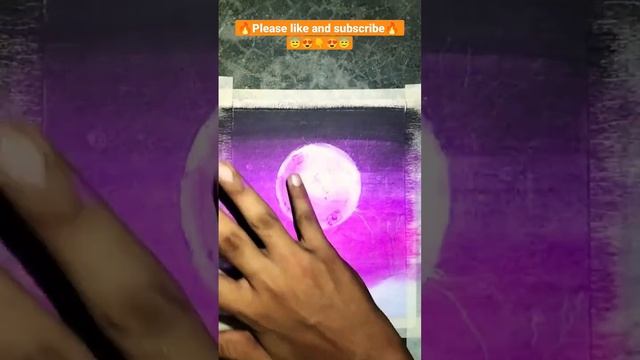 easy soft pastal drawing in a pink sky#short#Owais art 🎨 craft2 смотреть онлайн