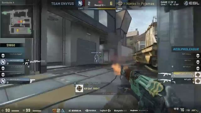 NiP vs EnVyUs CS:GO ESL Pro League [21/4/16] [Train] Map2 смотреть онлайн