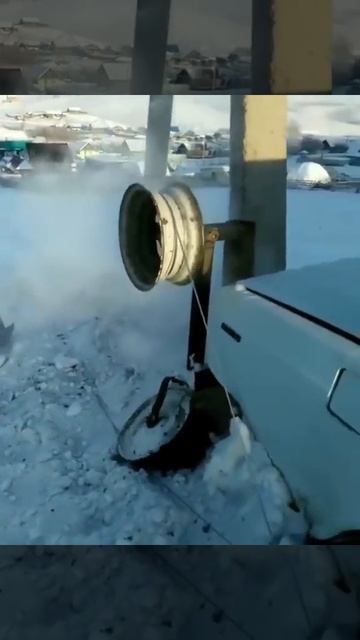 Житель Баймакского района сделал из своей машины горнолыжный передвижной подъёмник смотреть онлайн