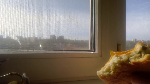МУКБАНГ. ЗАВТРАК. ПИРОЖОК С ЛУКОМ И ЯЙЦАМИ, КОФЕ смотреть онлайн