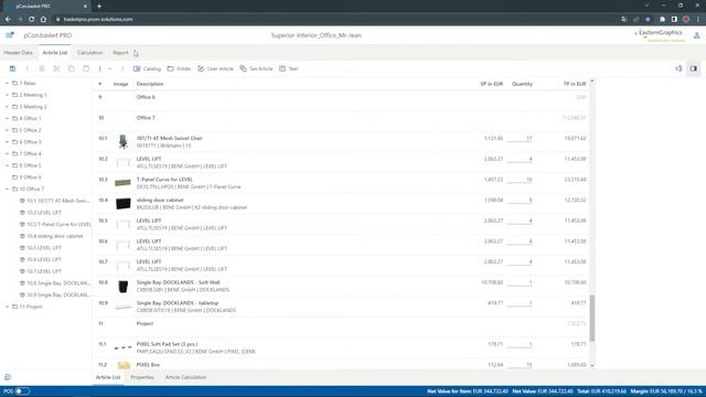 Easily transfer articles from pCon.planner to pCon.basket | pCon.basket Tutorial смотреть онлайн