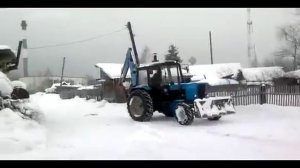 Трактор МТЗ 82 Беларус с навесным оборудованием