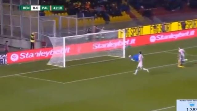 Goal Nestorovski - Benevento - Palermo 0-1 смотреть онлайн