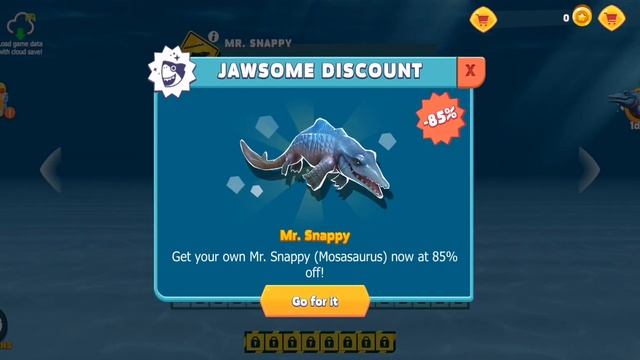 MR SNAPPY JAWSOME DISCOUNT! - 85% - Hungry Shark Evolution смотреть онлайн