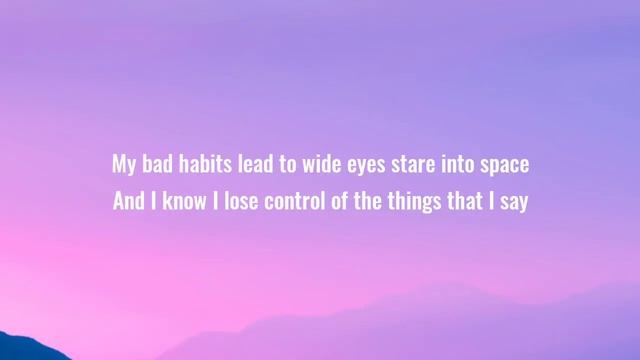 Ed Sheeran - Bad Habits (Lyrics)