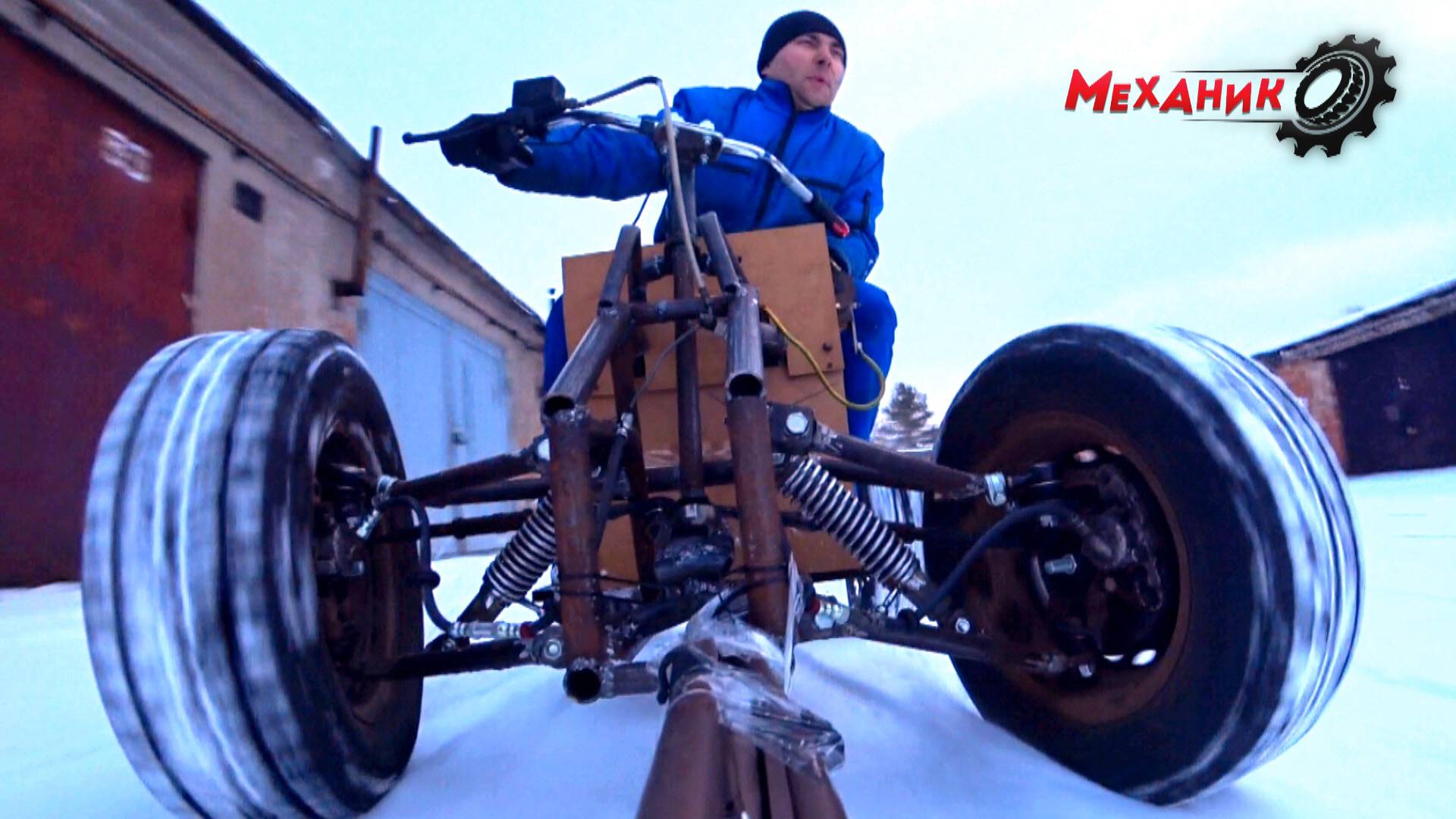 Квадроцикл из металлолома исправляем косяки и дорабатываем ходовку! смотреть онлайн