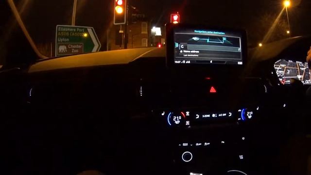 A4 Audi Driving Night Test