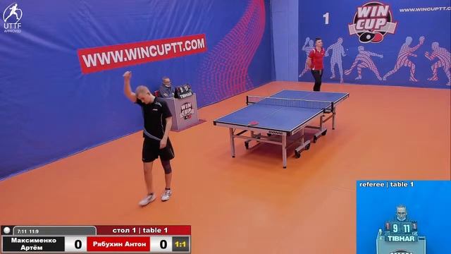 Максименко Артём Рябухин Антон Турнир Восток 1 WINCUP 04.01.22 Прямая трансляция Зал 1 смотреть онлайн