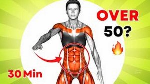 Тренировка для подтяжки ДРЯБЛОГО ЖИВОТА ➜ Лучше всего для людей старше 50 лет!