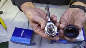 Как поменять Рулевые Наконечники без Сход Развала Мерседес w201 w124.How to change the steering tips