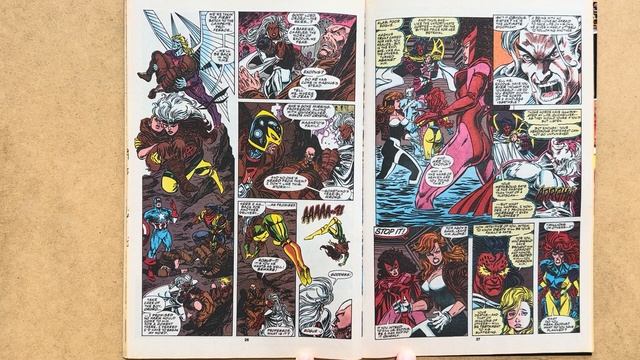 X-Men and Avengers Team Up! Bloodties Finale! Avengers 369, Steve Epting & Bob Harras, Marvel 1993