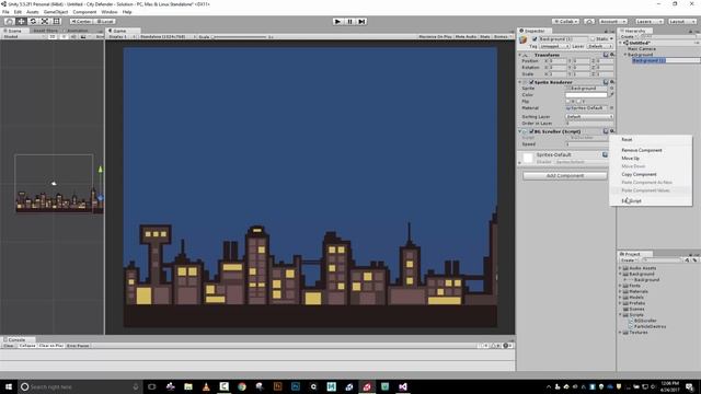 Unity Scrolling Background смотреть онлайн