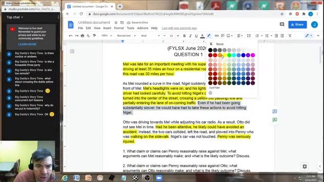 Battling The Big Bad Baby Bar: FYLSX June 2020 Essay 1; FYLSX June 2005 Essay 1
