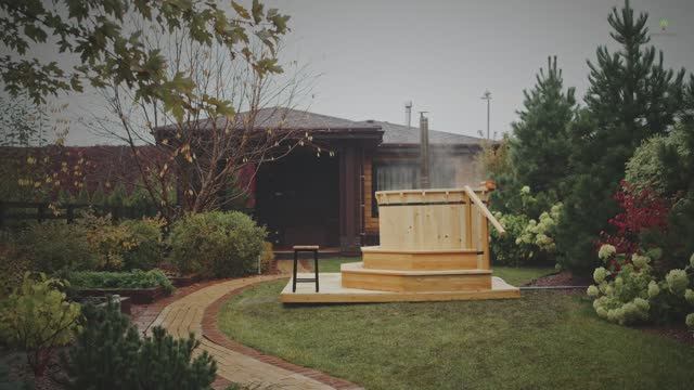 Купели с подогревом из натурального кедра (фурако) производства BentWood смотреть онлайн