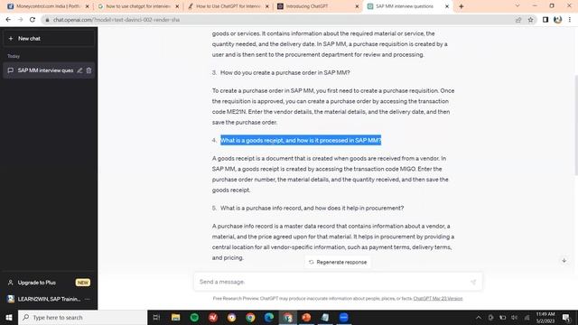Interview with chatgpt| sap mm interview with chatgpt | interview questions and answers in chatgpt смотреть онлайн