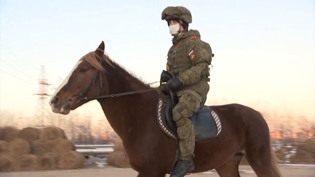 Курсантов ДВОКУ начали обучать кавалерийской подготовке