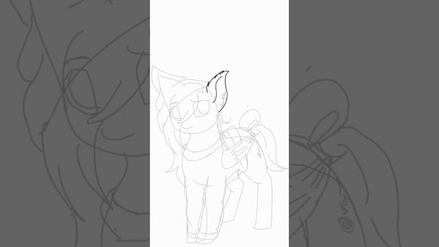 drawing without color "pony - mlp au ✨️" #ibispaintx #artist #mlp artist смотреть онлайн