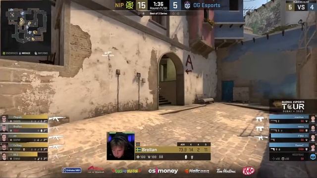 NIP DOESNT NEED DEVICE WHEN BROLLAN PLAYS LIKE THIS Global Esports Tour SEMIFINALS BEST MOMENTS смотреть онлайн