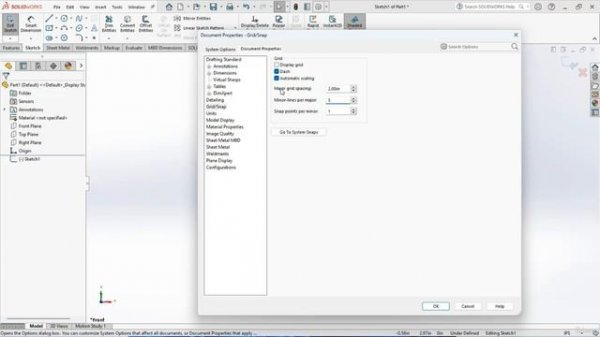 6 -Specifying Grids and Snap Settings