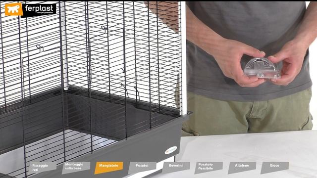 Ferplast PIANO 6 - la casa ideale per canarini e piccoli uccelli - Video montaggio смотреть онлайн
