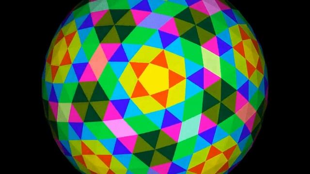 Goldberg polyhedron(I n, m) (n+2m)v p°_R in icosahedron (n+m)v Q°_L (P+Q=150) смотреть онлайн