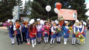 Выступление первоклассников