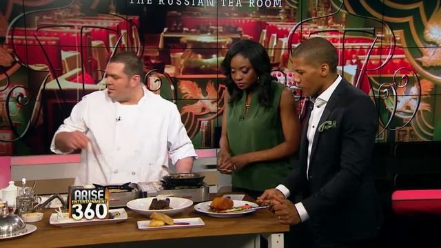 Chef Marc Taxiera of Russian Tea Room restaurant brings signature dishes! смотреть онлайн