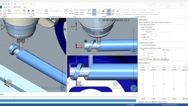 Mastercam 4 Axis LeadScrew смотреть онлайн