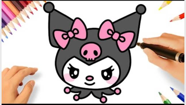 КАК НАРИСОВАТЬ КУРОМИ 🖤🎀 УРОКИ смотреть онлайн