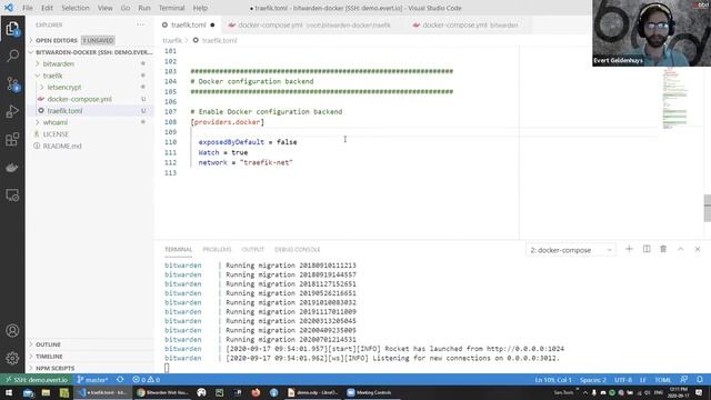Self-hosting applications with Docker смотреть онлайн