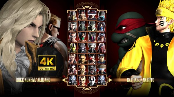 Duke Nukem & Alucard in the Mortal Kombat Komplete Edition on the PC Expert in 4K