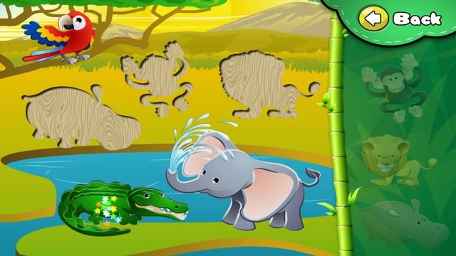 Kumu Labs Animal Shape Puzzle Amazing for Kids Jungle Part 2
