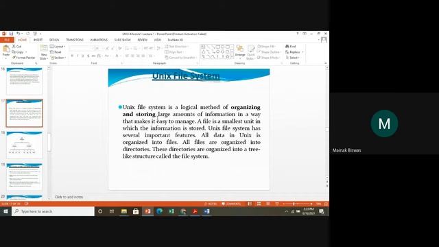 Unit I Lecture 1 UNIX OS смотреть онлайн