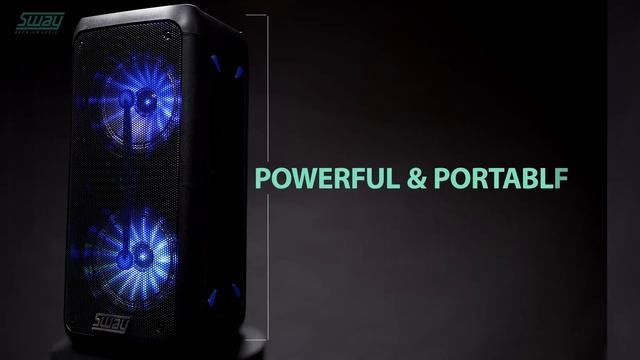 SWAY Fire Flame 6 Full Motion LED Party Karaoke Speaker