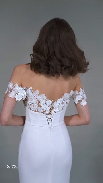 Wedding dress 2322L. New collection 2023 by Papilio смотреть онлайн