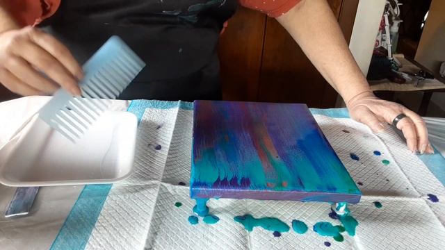 (53) chameleon cells in a swipe on an 8X10 canvas смотреть онлайн