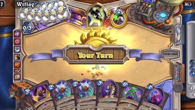 Discard Warlock insanity in Wild | Hearthstone - March of the Lich King смотреть онлайн