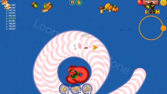 WormsZone.io 2024 Best Monster Worm Gameplay | Saamp wala game 2024 | Snake Game 2024 | Rắn Săn Mồi смотреть онлайн