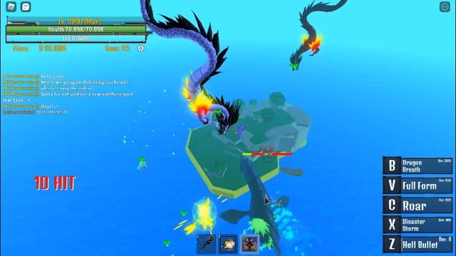 KING LEGACY | DEFEATING SEA BEAST #8 | KING PIECE смотреть онлайн