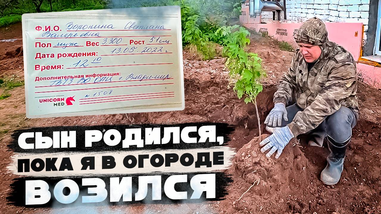 Родился сын пока я копался в огороде смотреть онлайн