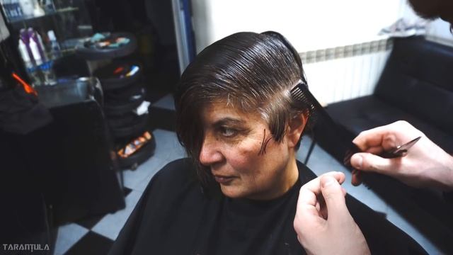 SUPER SHORT ANTI AGE CUT | LONG TO SHORT HAIRCUT смотреть онлайн