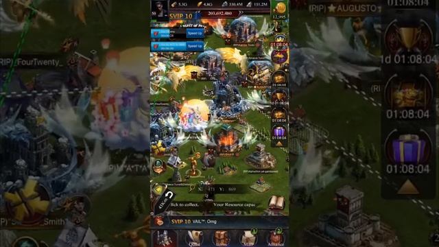 #Payback | Clash Of Kings War Within 830 | Killing RIP