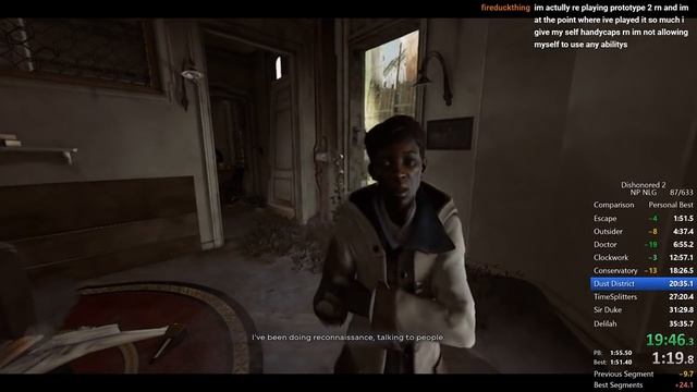 Dishonored 2 - Non-Lethal/Ghost No Powers Speedrun 35:13 (World Record) смотреть онлайн