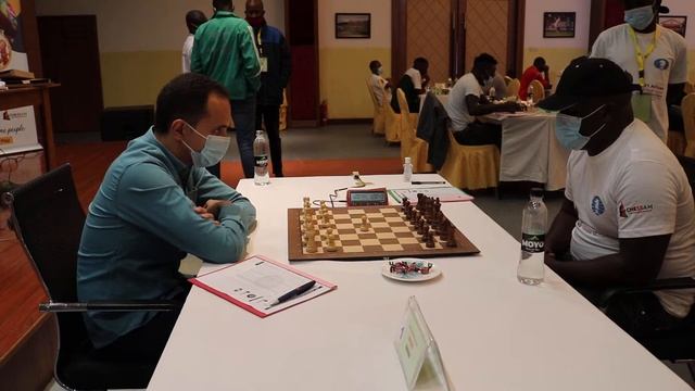 Historic moment CM Alfred Chimthere takes on Africa's #1GM Amin Bassem(2021 AICC) смотреть онлайн