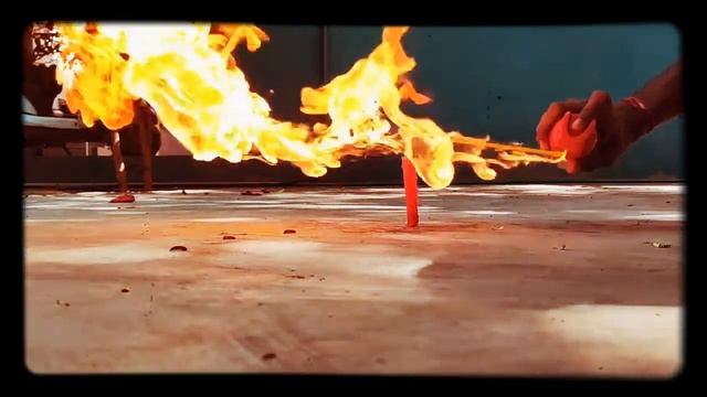 Fusillade with gas | REDMI K20 48MP AI triple camera | slow motion×4 | 240fps смотреть онлайн