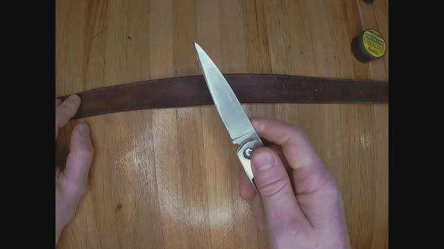 Старый советский способ заточки и полировки ножа смотреть онлайн